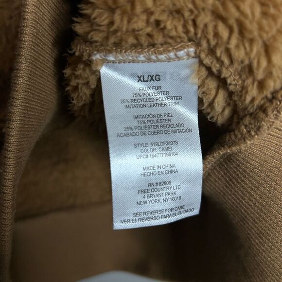 Free Country Women’s Plush Butter Pile Jacket Size XL - Picture 11 of 13